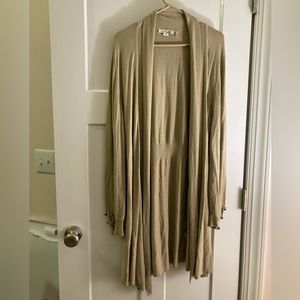 Simply Noelle tan duster cardigan